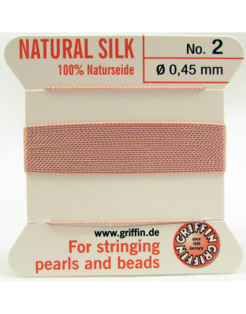Natural Silk vaaleapunainen no.2
