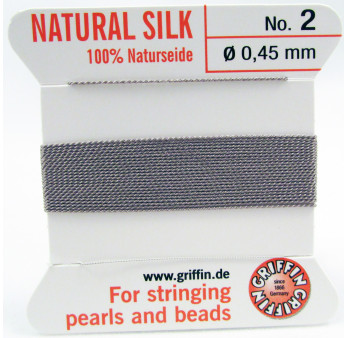 Natural Silk harmaa no.2