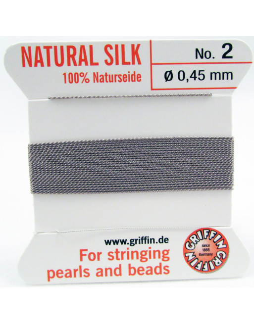 Natural Silk harmaa no.2