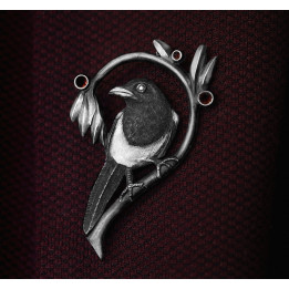 Magpie brooch