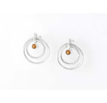 Orbit Earrings (citrine)