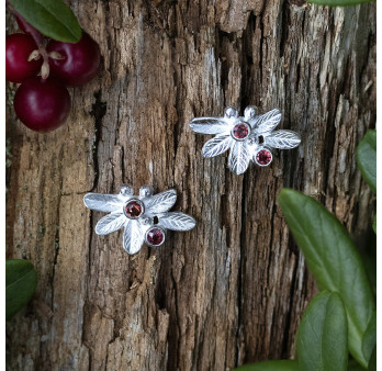 Lingonberry earrings