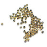 Crimp Beads, gold