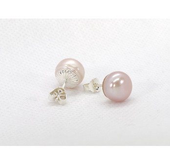 Pink studs - 10-10,5mm