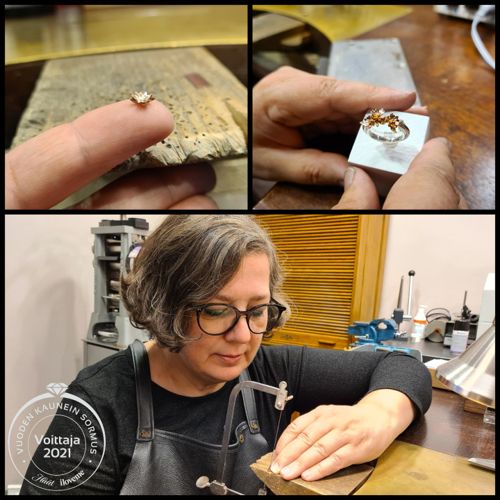 Pia-Mari Jull’s handcrafted Victorian-style ring