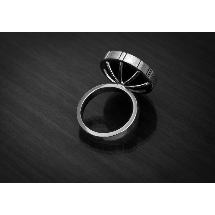 Move On Ring - genuine sundial ring (silver)