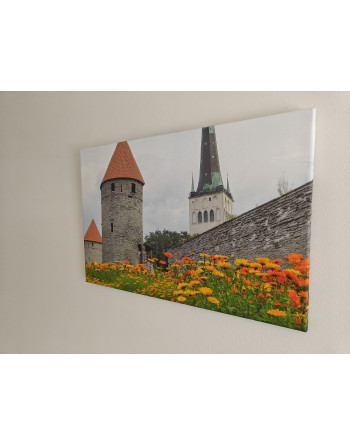 Floral Walls - canvas on the wall