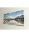 Summer Harbour - canvas on wall
