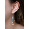Cisco fish earrings