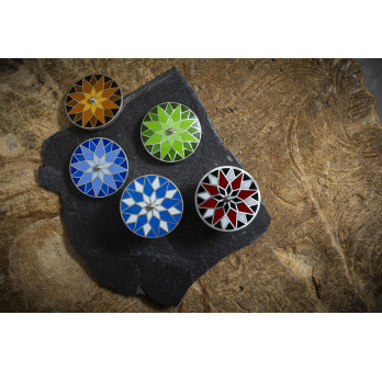 Mini Enamel Storage Jar – Handmade Keepsake Box for Spices, Hair Locks or Gifts