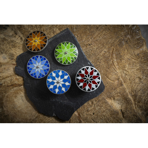 Mini Enamel Storage Jar – Handmade Keepsake Box for Spices, Hair Locks or Gifts