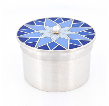 Mini Enamel Storage Jar – Handmade Keepsake Box for Spices, Hair Locks or Gifts