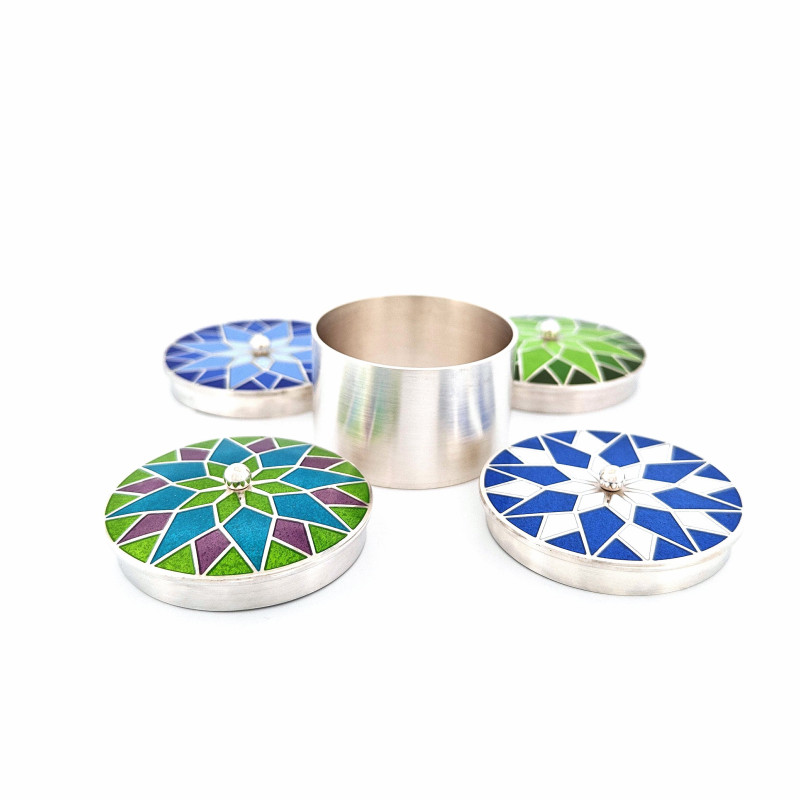 Mini Enamel Keepsake Jar – Handmade Storage Box