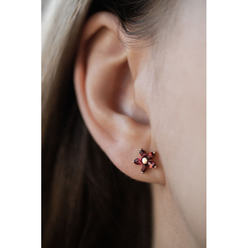 Periwinkle stud earrings