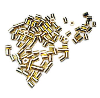 Crimp Tubes, gold- 1,8mm