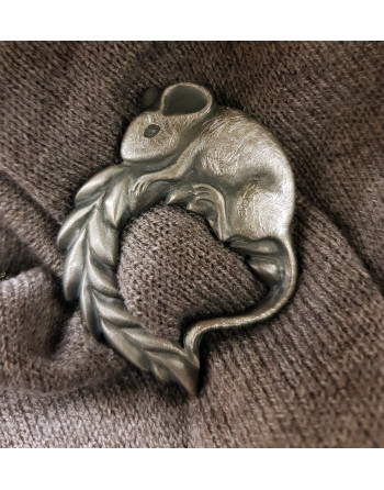 Mouse brooch